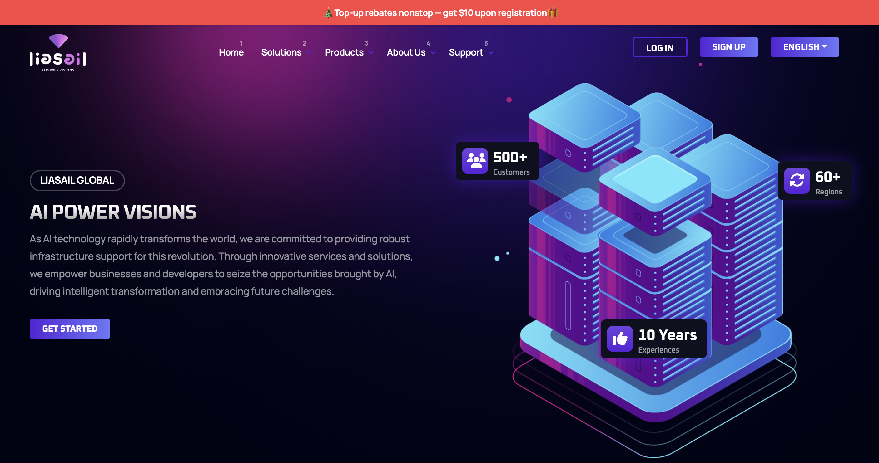 【VPS/ECS促销】LIASAIL云服务器注册即送10美元，套餐$0.99/月起，高性能海外云服务器
